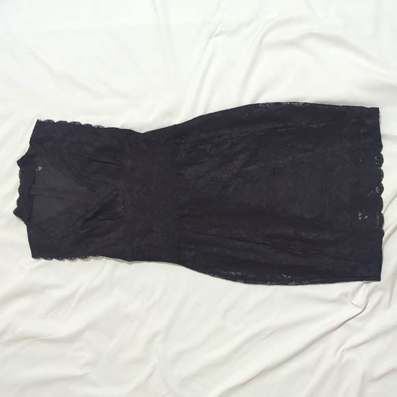 Guess Army Blanca Lace Choker Mini Dress, Color Black Size XS - Picture 2 of 15